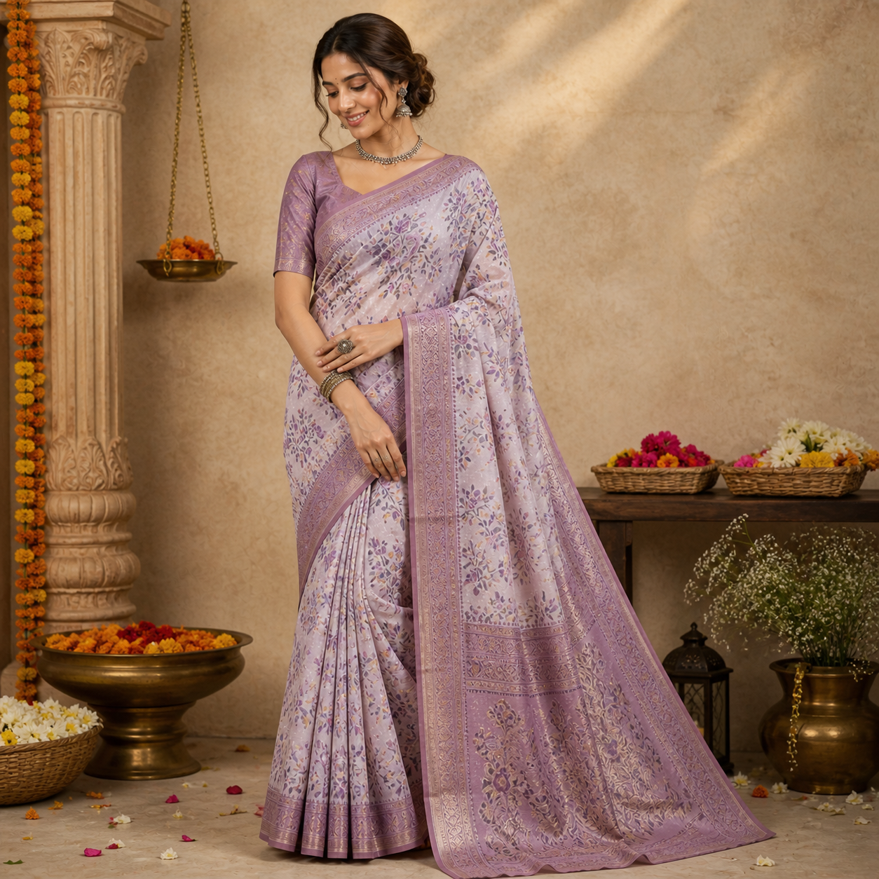 Home festive sarees